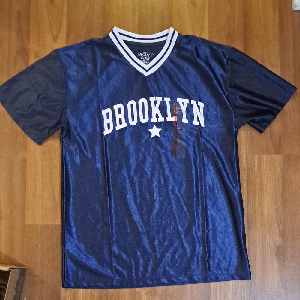 Mighty Fine Navy Brooklyn Men's Jersey